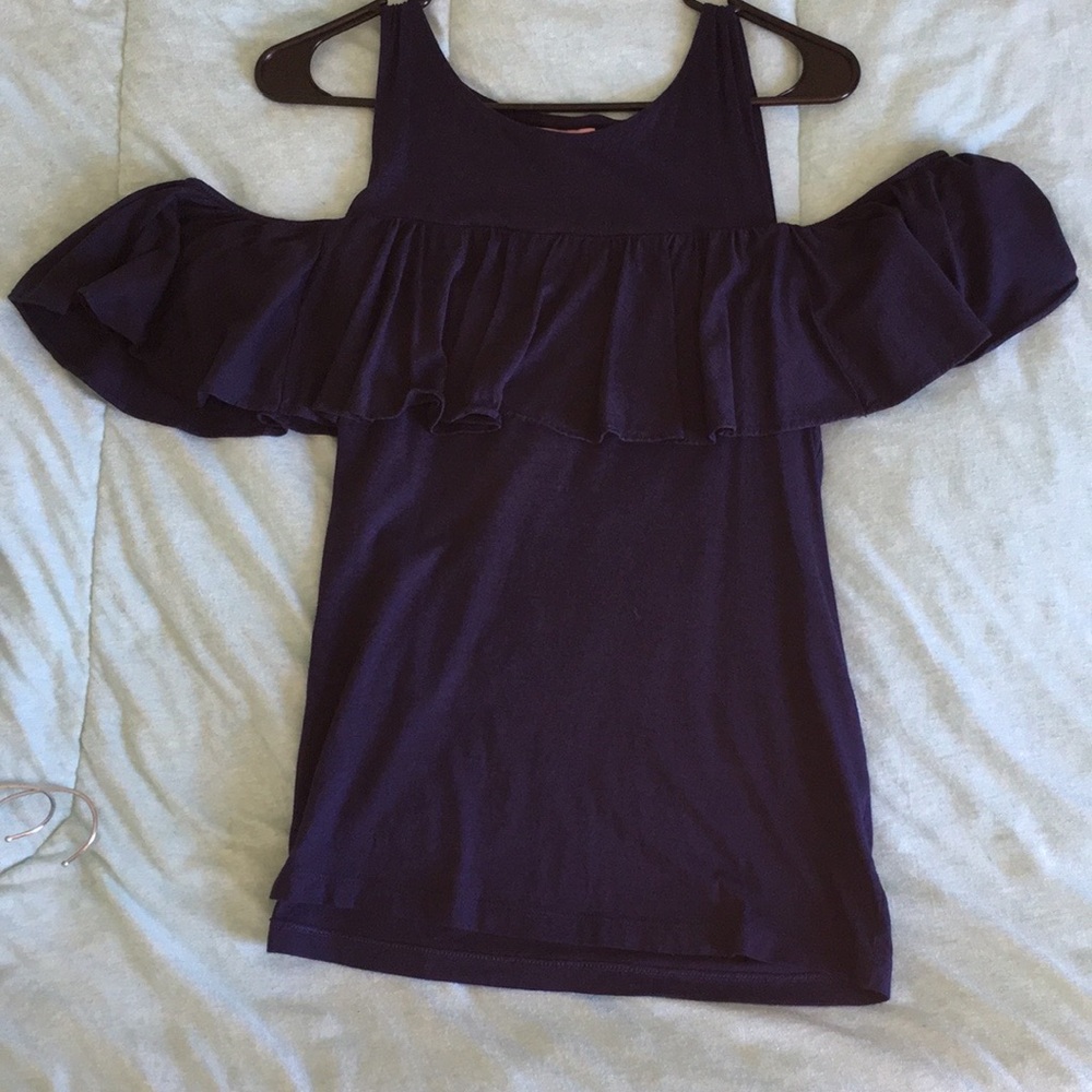 Used Lily Pulitzer Tank Top with hanging off the shoulders sleeves size Small